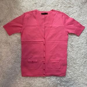 BNWOT pink short sleeved Limited cardigan